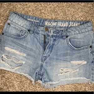 Volcom brand jean shorts. size 24